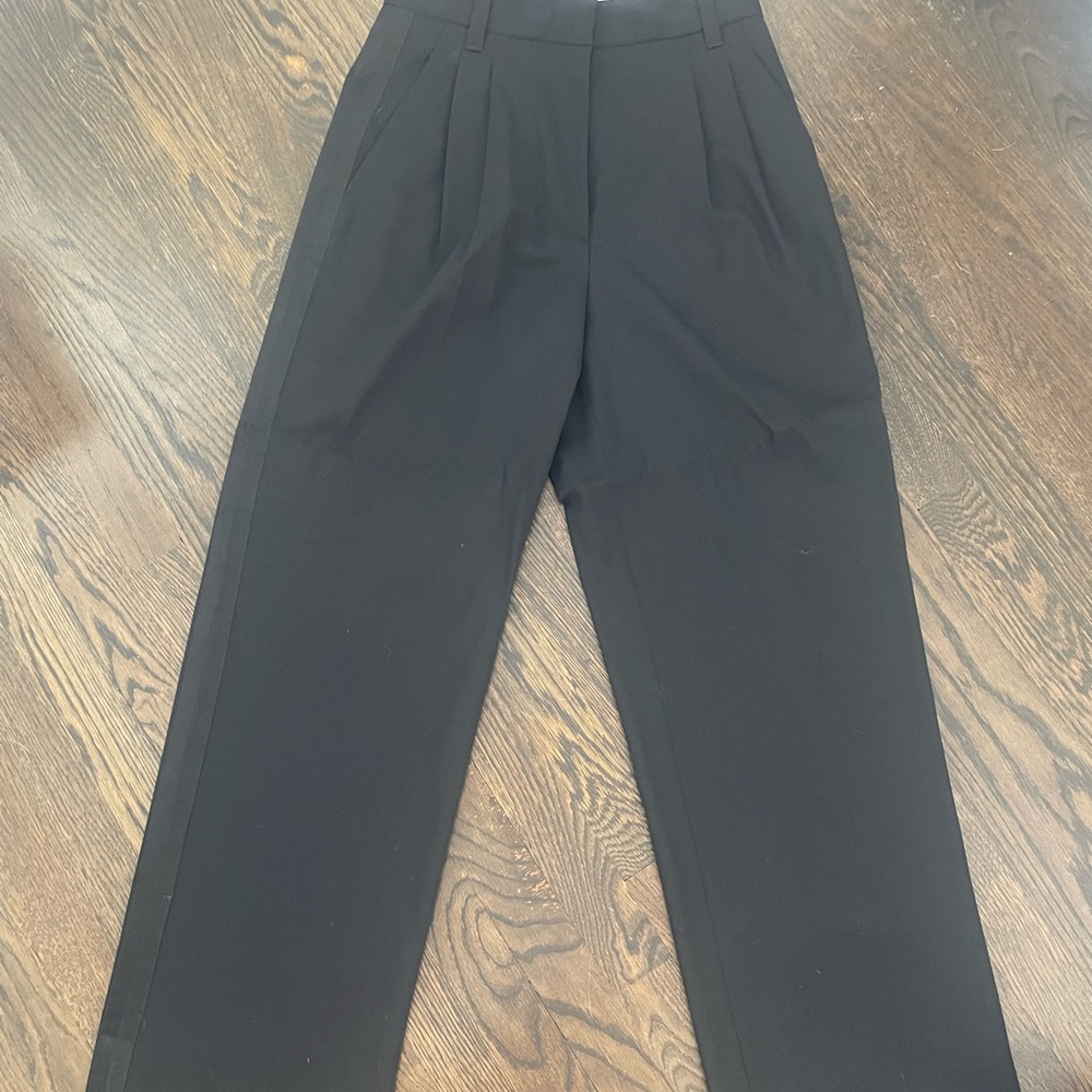 NWOT. Marc Jacobs 100% wool tuxedo trousers. Size 2. Made in USA